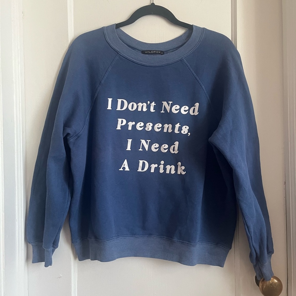 Wildfox Cheeky Graphic Raglan Sweatshirt